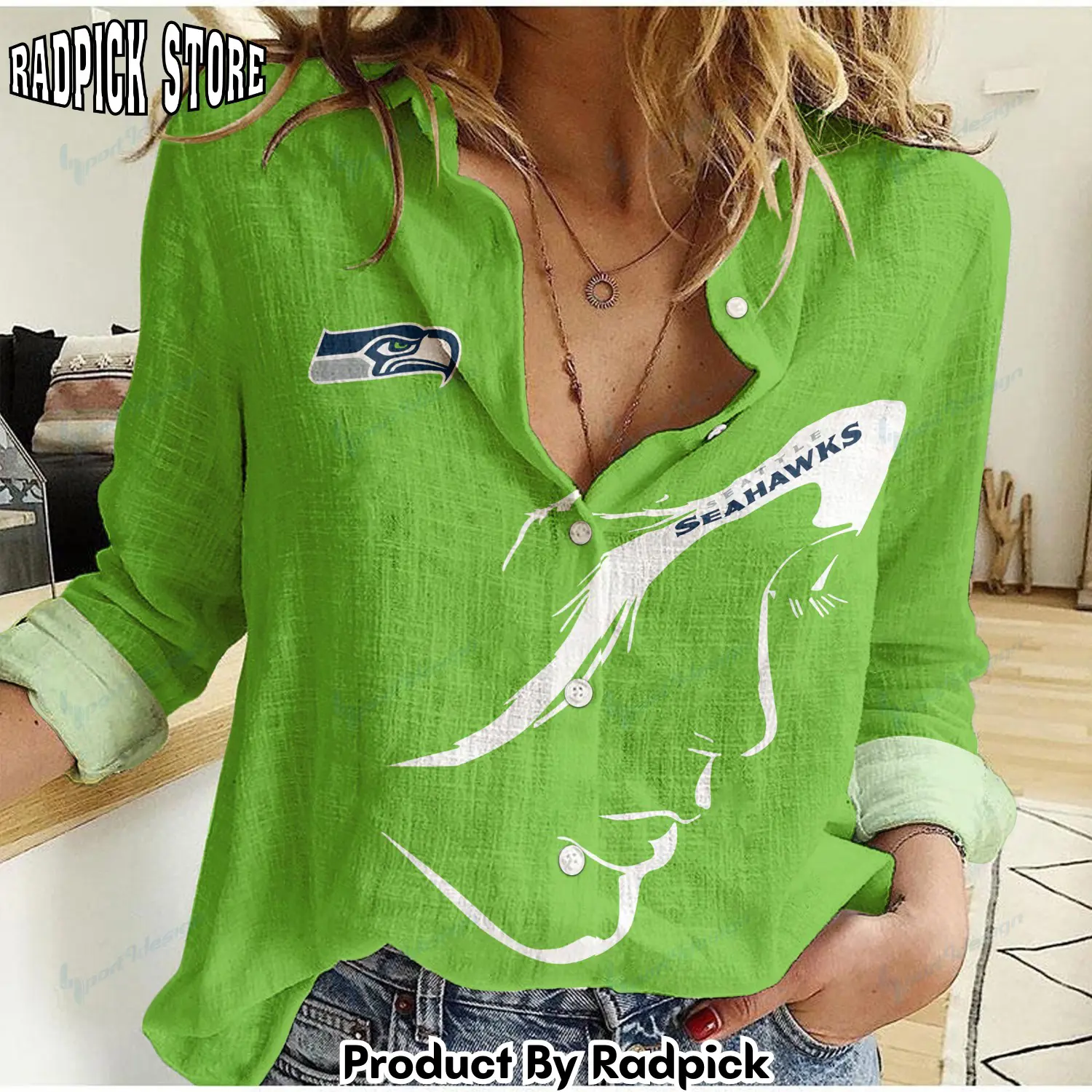 Radpick seattle seahawks woman shirt rp662163